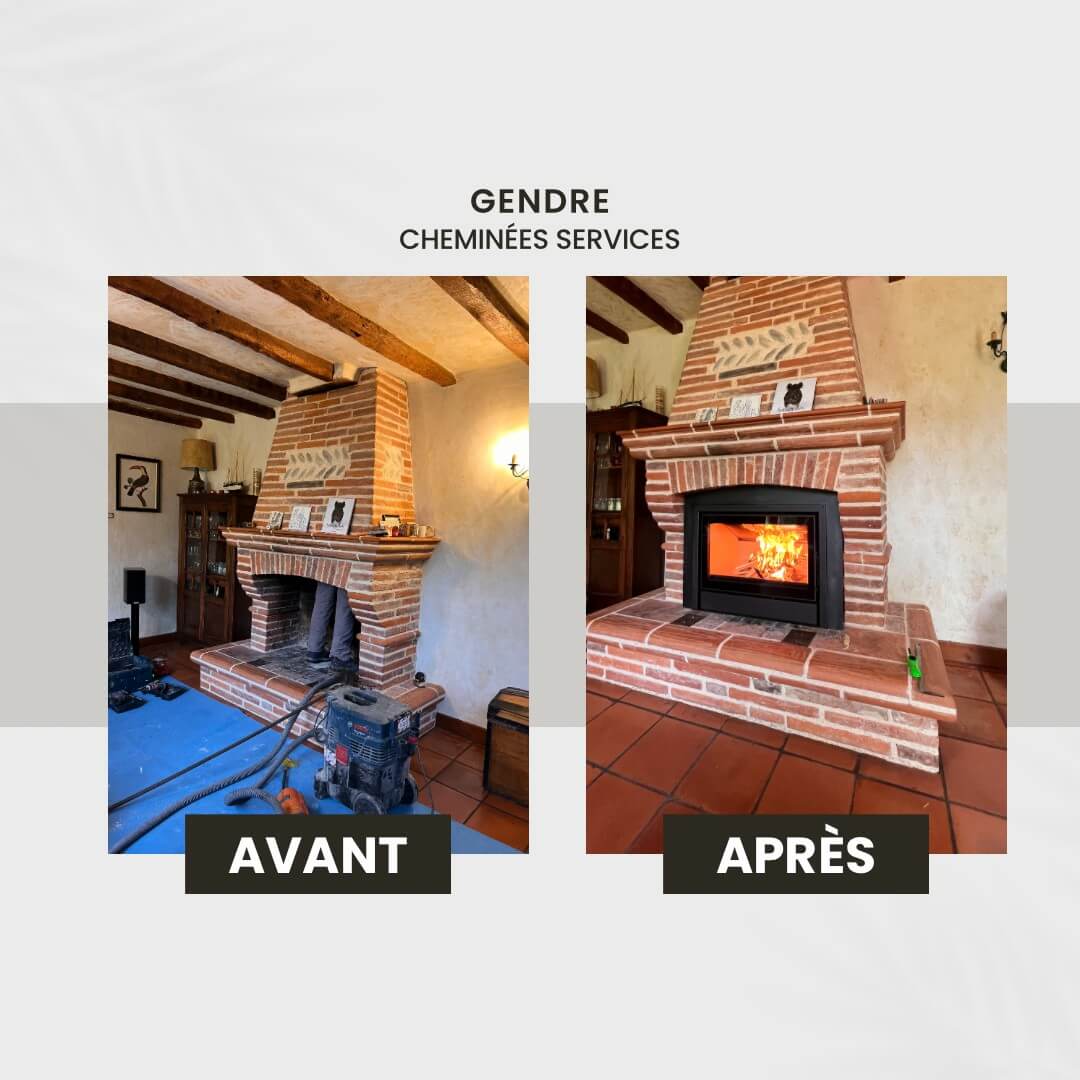 Grey Modern Home Before After Instagram Post